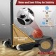 preview thumbnail 8 of 6, 4.3-8.2 FT Portable Basketball Hoop with Adjustable Height and Wheels-Red - 51" x 72.5" x 98.5"