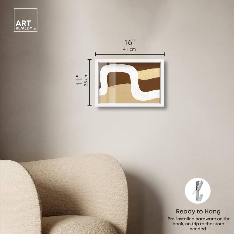 Minimal Wavy II Shadowbox by Art Remedy