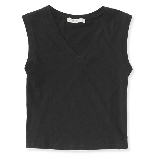 Aeropostale Womens Solid Tank Top