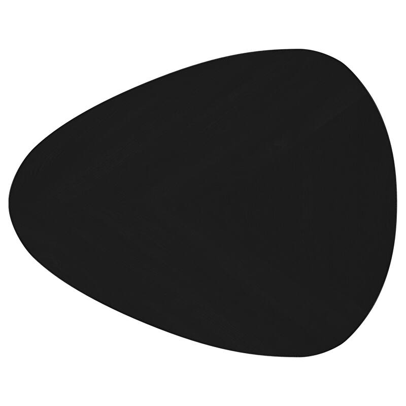 Xander Black 2-piece Triangular Coffee and End Table Set