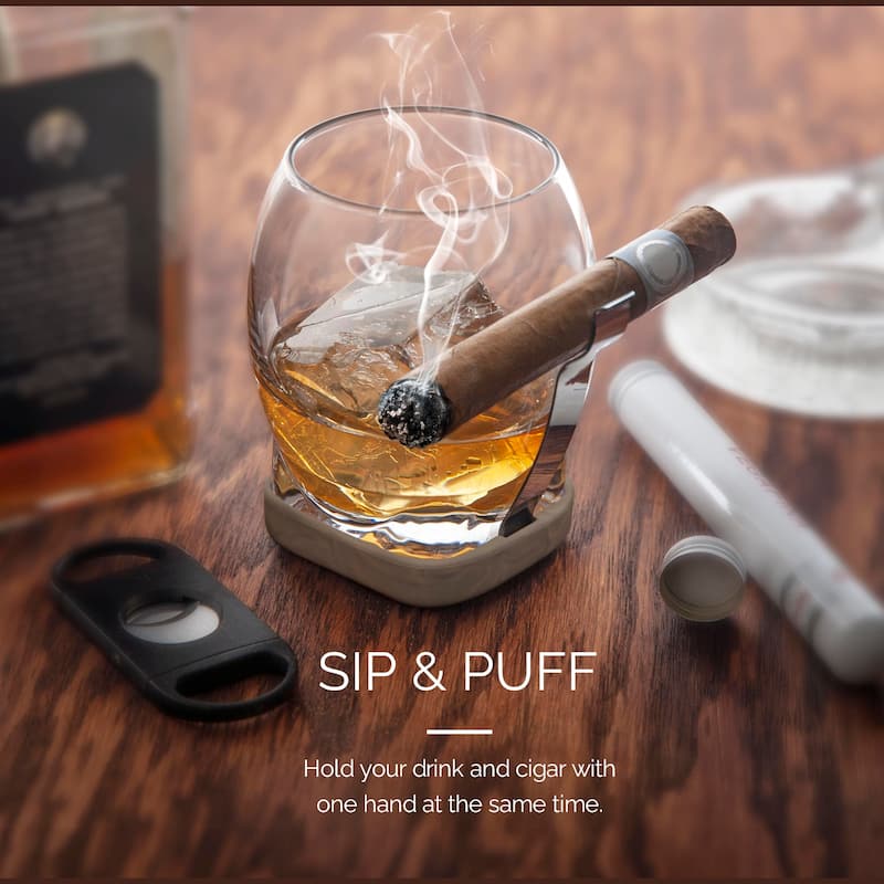 Final Touch Whiskey Cigar Glass - 14.5 oz