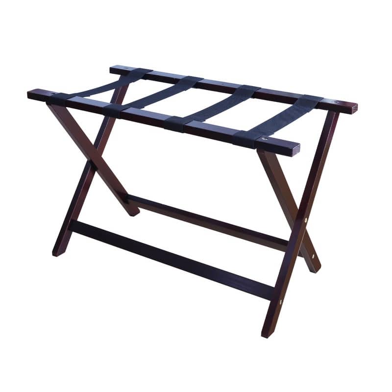 Heavy Duty 30-inch Extra Wide Luggage Rack - Espresso