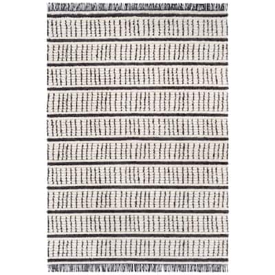 Well Woven Maya Viho Geometric Stripes High Low Area Rug
