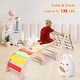 preview thumbnail 13 of 12, Toddler Indoor Gym Playset 3-in-1 Wooden Climbing Toys
