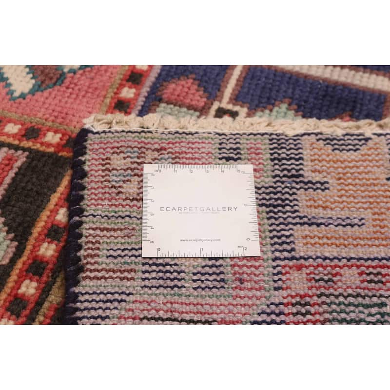 ECARPETGALLERY Hand-knotted Andelz Red Wool Rug - 3'4 x 9'8