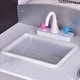 preview thumbnail 11 of 11, Enhanced Children's Wooden Pretend Play Kitchen Cooking Set for Creative Fun - 38.2" x 11.8" x 37.4"