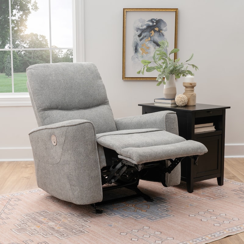 Colton Power Reclining Chair Grey