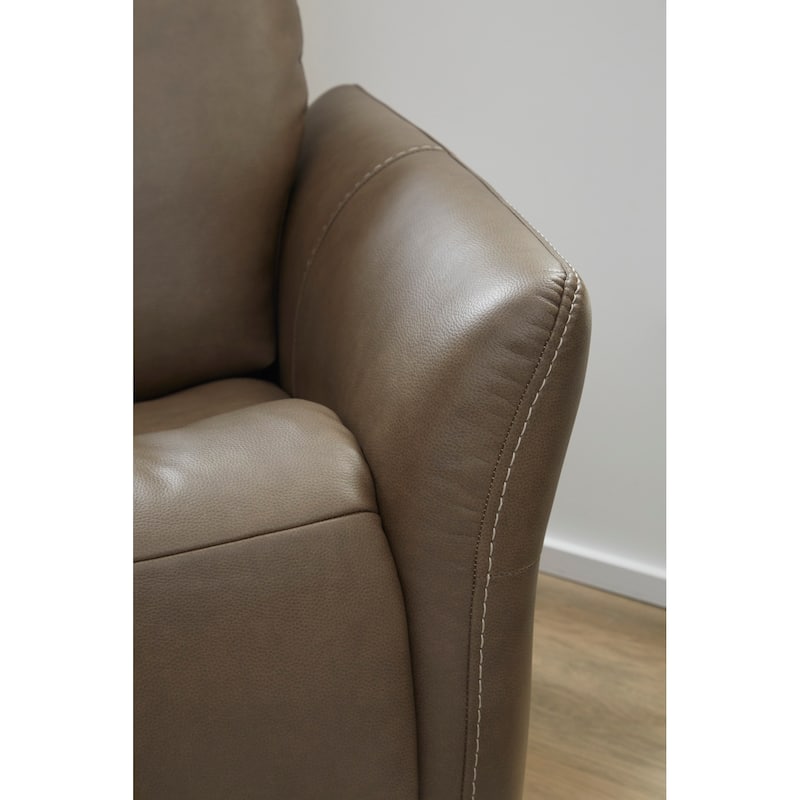 Artemis Dove Power Rocking Recliner with Power Headrest, Lumbar, Heat & Massage by Flexsteel