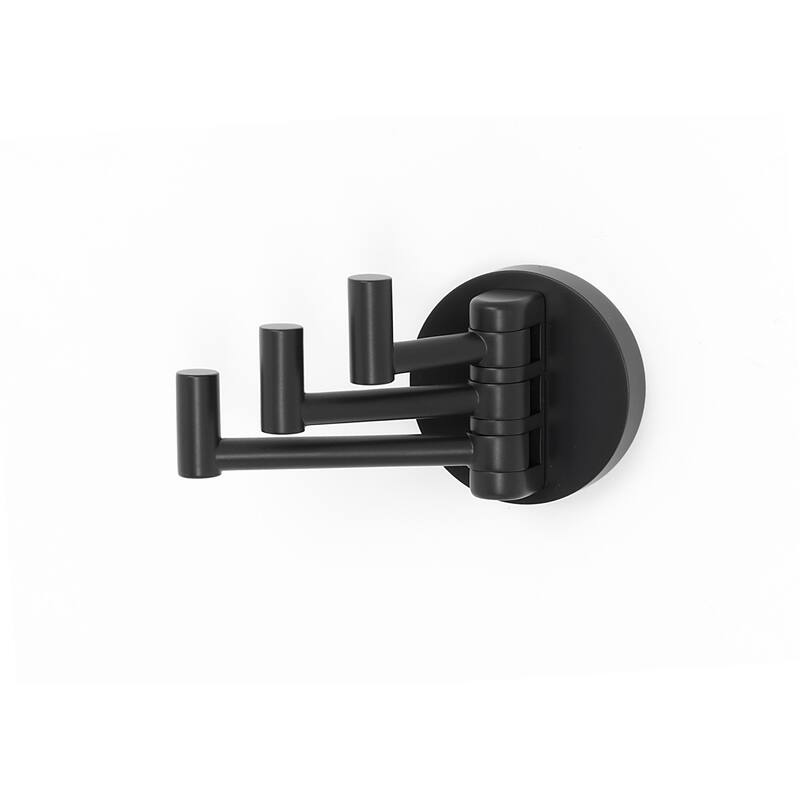 Alno Contemporary I Triple Pivoting Bathroom Towel / Robe Hook - Bronze