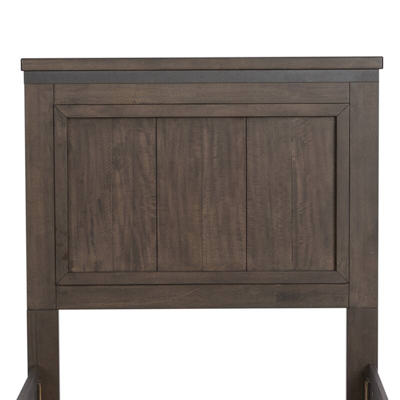 Liberty Furniture Thornwood Hills Youth Panel Bedroom Set with Bed, Dresser, Mirror - Full or Twin