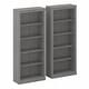 preview thumbnail 9 of 13, Saratoga Tall 5 Shelf Bookcase - Set of 2 by Bush Furniture
