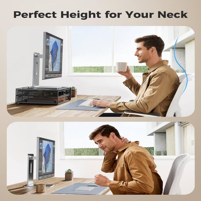 Monitor Stand with Drawer