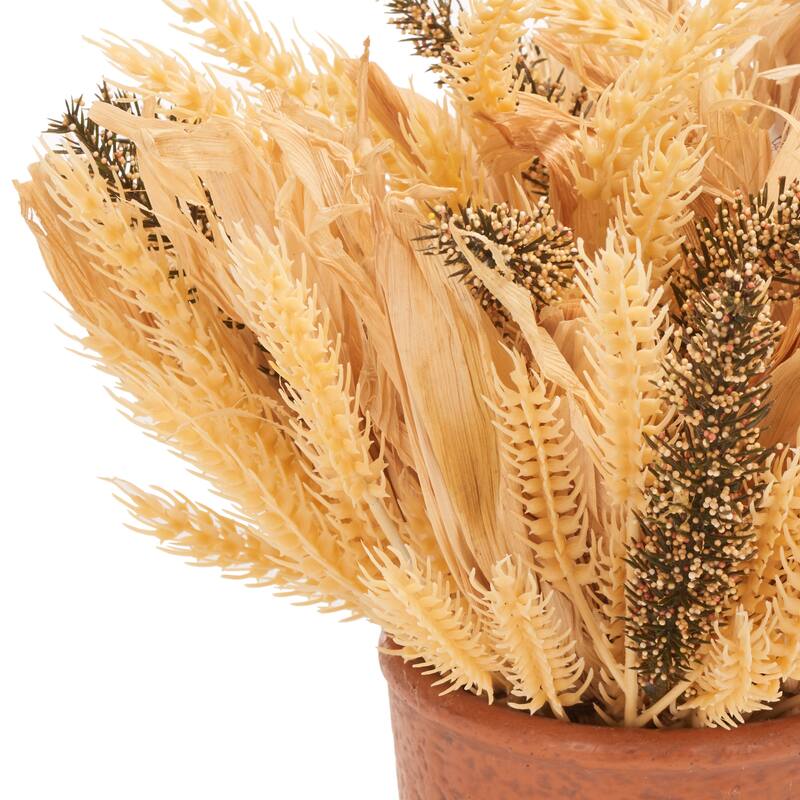 SAFAVIEH Kimberley Faux 14 Inch Wheat Eat Potted Arrangement - 13" W x 13" D x 14" H - 13Wx13Dx14H