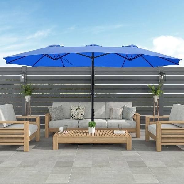 15 Foot Rectangular Patio Umbrella