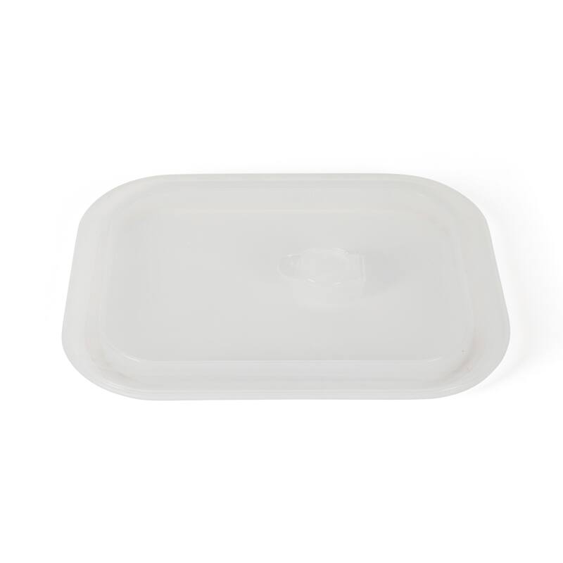 Martha Stewart Broadbrook 6 Piece Stoneware Meal Prep Container Set with Lids, Cream, Oven, Microwave & Dishwasher Safe