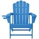 preview thumbnail 107 of 156, Aderson Outdoor Poly Adirondack Chair With Ottoman And Side Table 12-Piece Set