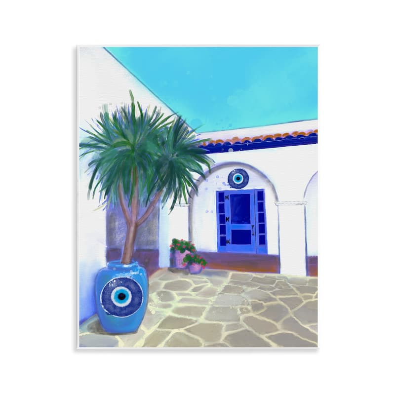 Stupell Tranquil Tropical Villa Wall Plaque Art Design By Matthew Piotrowicz - 11 x 14