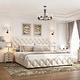preview thumbnail 11 of 12, GARVEE Queen Bed Frame Upholstered Size Bed Frame, with Adjustable Headboard & 4 Storage Drawers