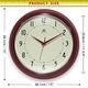 preview thumbnail 127 of 160, Round Retro Kitchen Wall Clock by Infinity Instruments