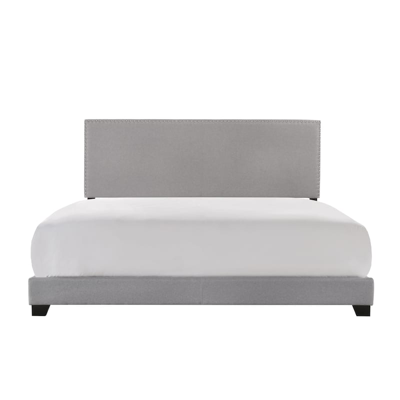 Florencia Gray Fabric Upholstered Bed - King