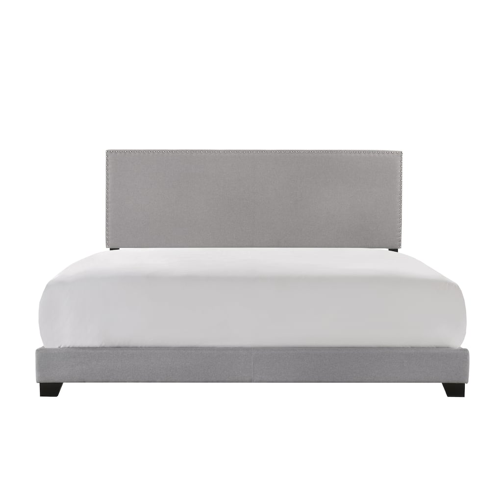 Florencia Gray Fabric Upholstered Bed