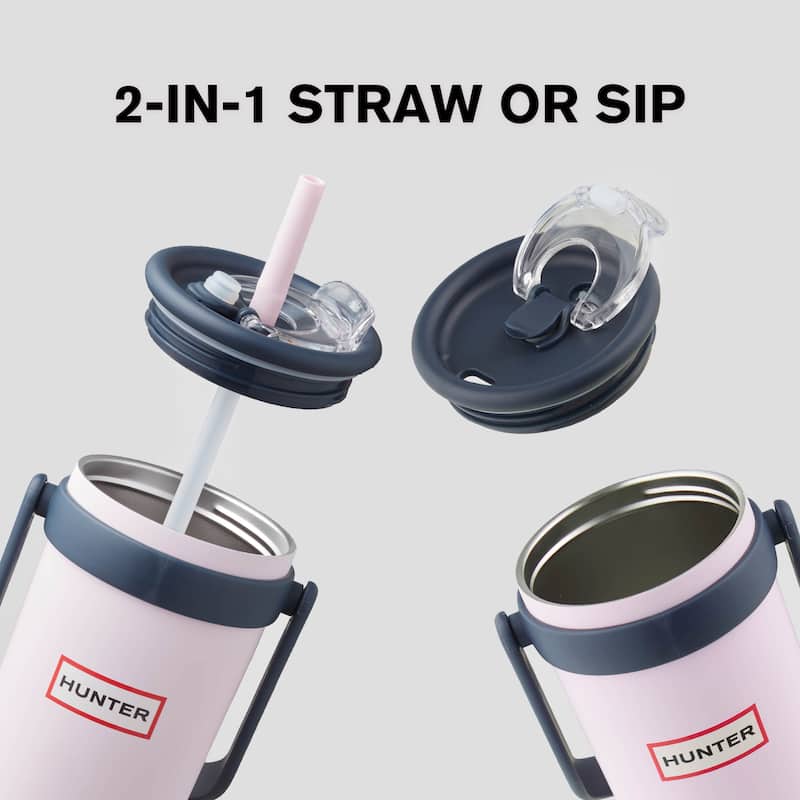Hunter SwiftSip Hydration Stainless Steel Tumbler with Screw-Top Lid and Flip Carry Handle