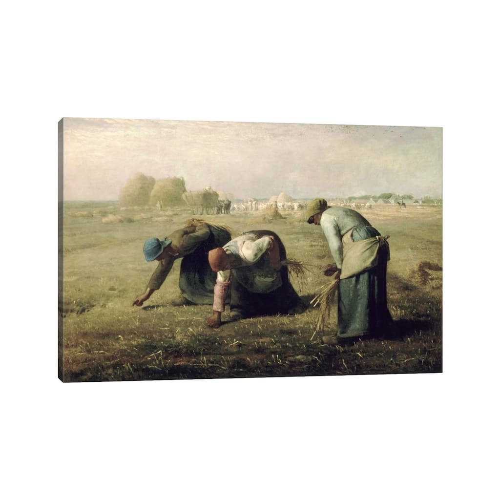iCanvas "The Gleaners" by Jean-Francois Millet Canvas Print