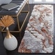 preview thumbnail 125 of 152, SAFAVIEH Horizon Shag Mukades Abstract 2.5-inch Thick Rug 2' x 8' Runner - Grey/Rust - Runner