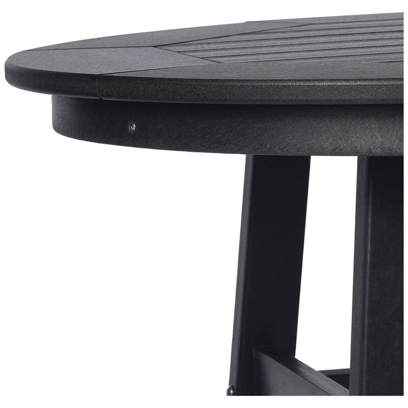 Polytrends Laguna Hdpe All Weather Outdoor Patio 35" Round Counter Table