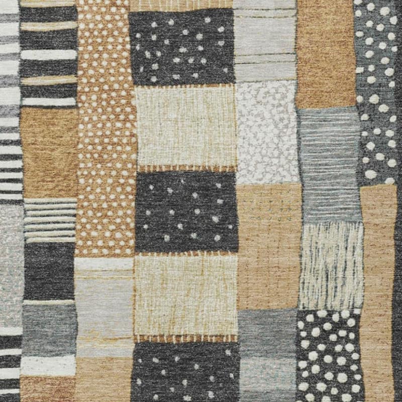 HomeRoots Geometric Transitional Rectangle Outdoor Rug