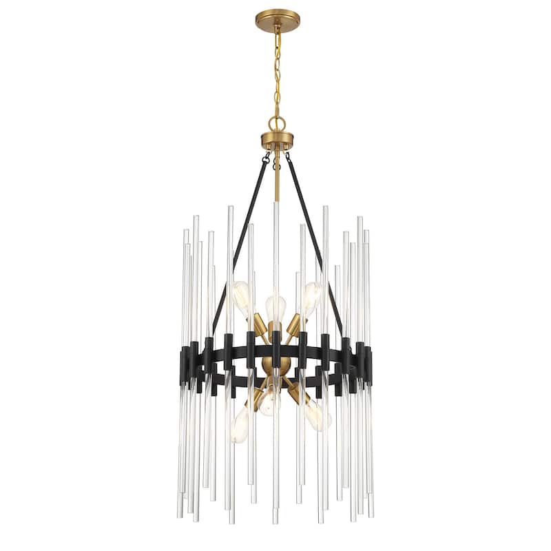 Savoy House 3-1936-6 Santiago 6 Light 20" Wide Crystal Pendant
