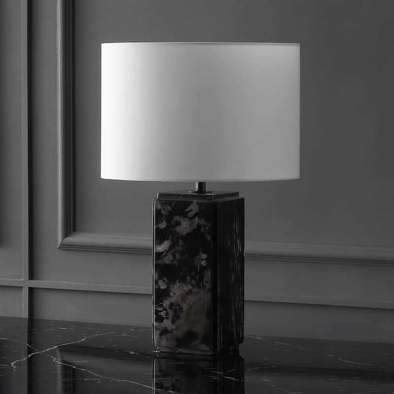 SAFAVIEH Couture Zahra Marble Tall Table Lamp - 15"W x 15"D x 23"H