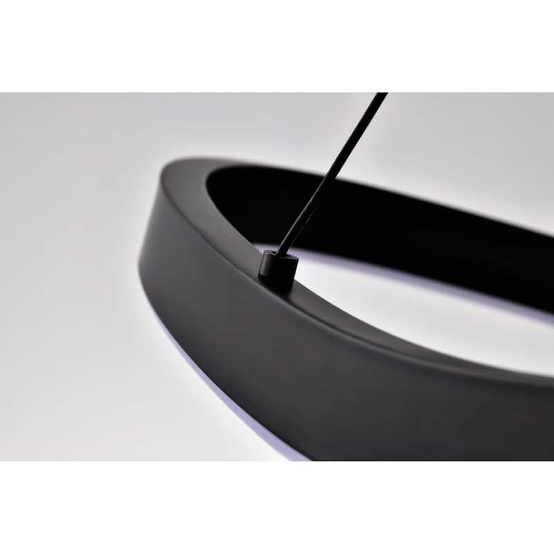Sylas 48 Inch LED Pendant Matte Black Finish - Matte Black