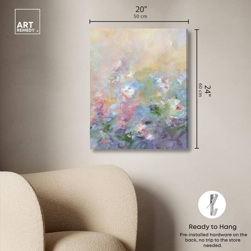 Mystical Garden II Canvas by Art Remedy, Gallery Wrapped