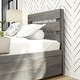 preview thumbnail 4 of 11, Max and Lily Farmhouse Twin Bed with Plank Headboard and Trundle