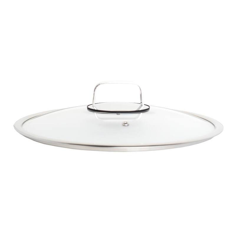 DiamondClad Hybrid Nonstick Stainless Steel Fry Pan Lid Cookware Set