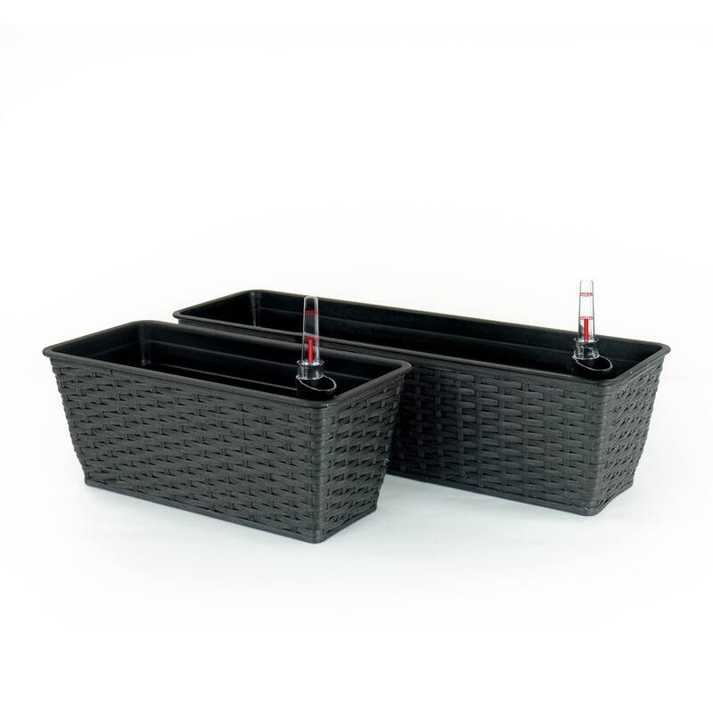 DTY Signature Rectangular Wicker Planters