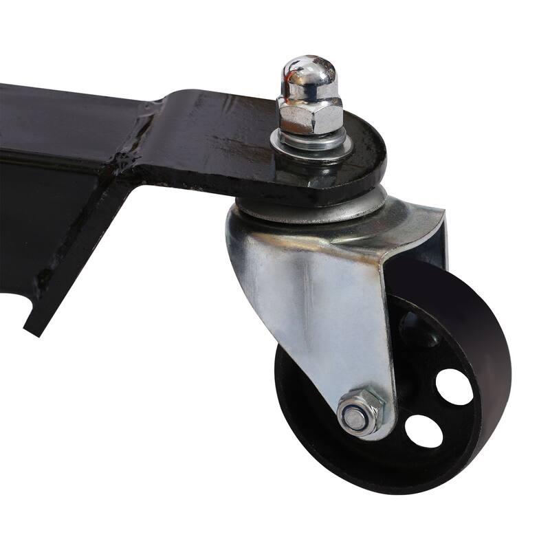 Transmission Jack High Lift 1660 Lbs Telescopic 2 Stage Hydraulic Ram Transmission Floor Jack 360° Swivel Wheel Lifting
