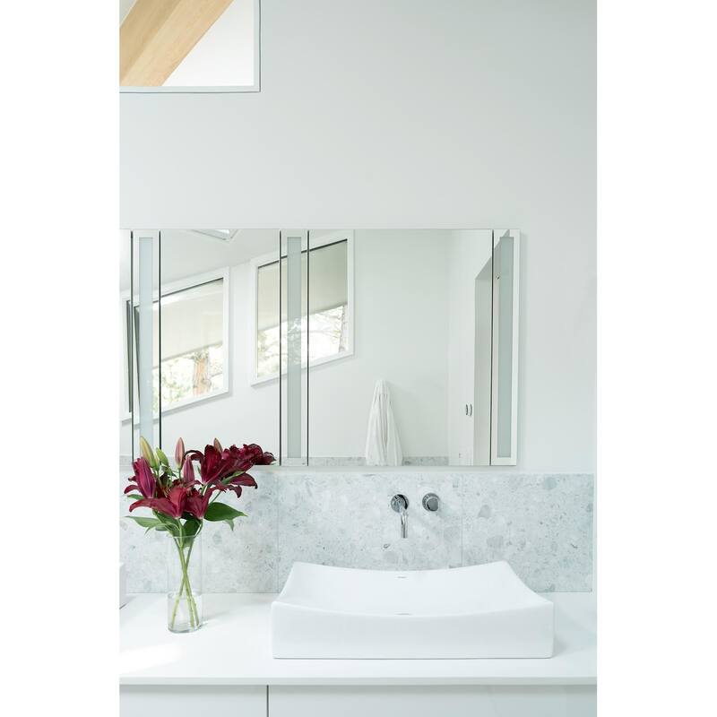 Robern Modular 30" x 11-1/4" Frameless Bathroom Mirror - Mirrored