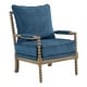 preview thumbnail 37 of 41, Fletcher Spindle Chair in Fabric with Brushed Charcoal Finish