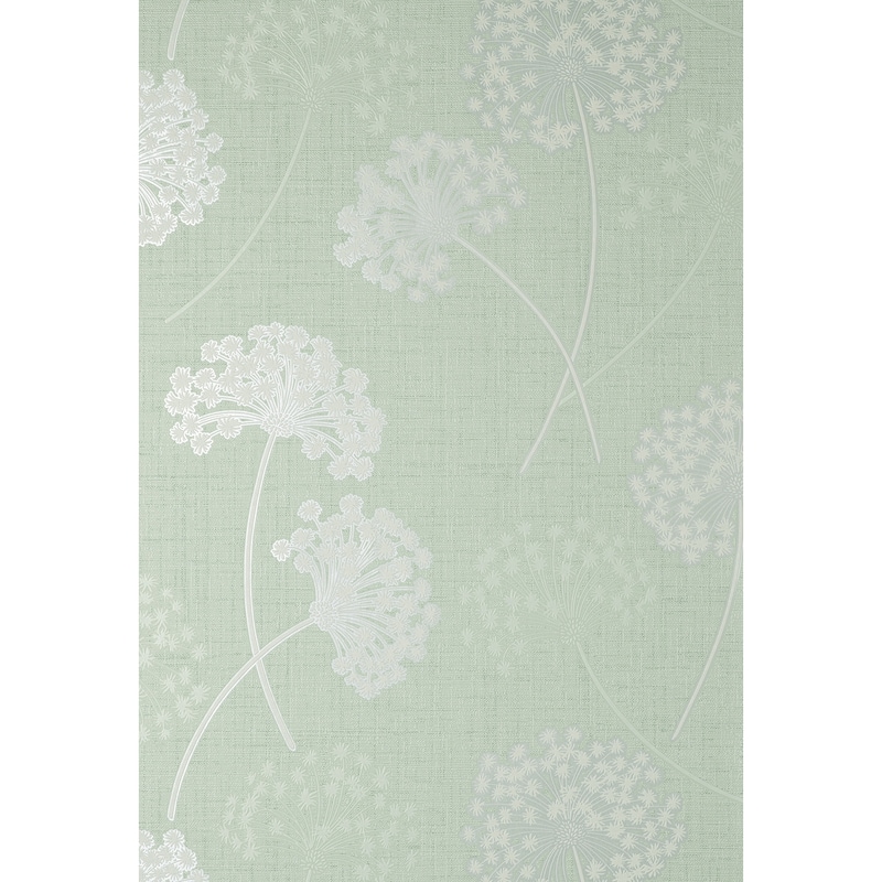 Fine Decor Grace Green Floral Wallpaper