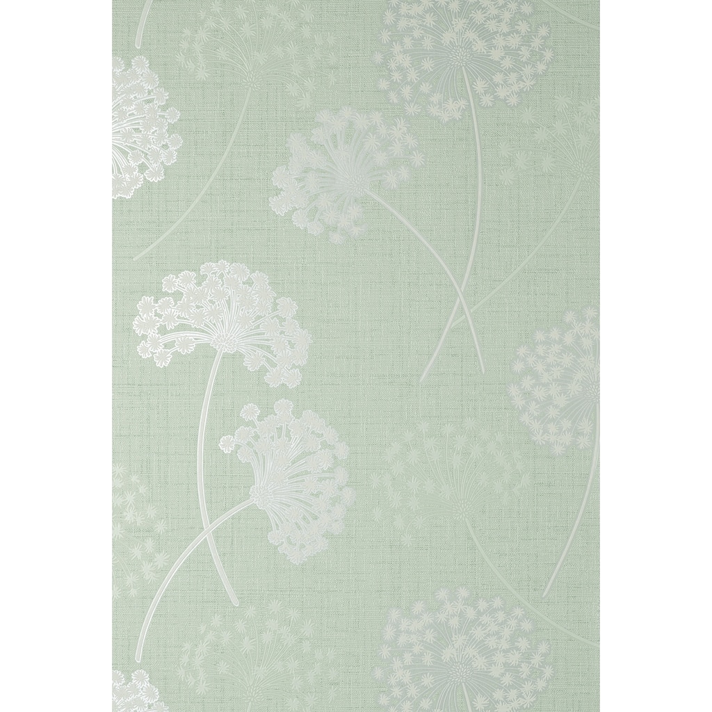 Fine Decor Grace Green Floral Wallpaper
