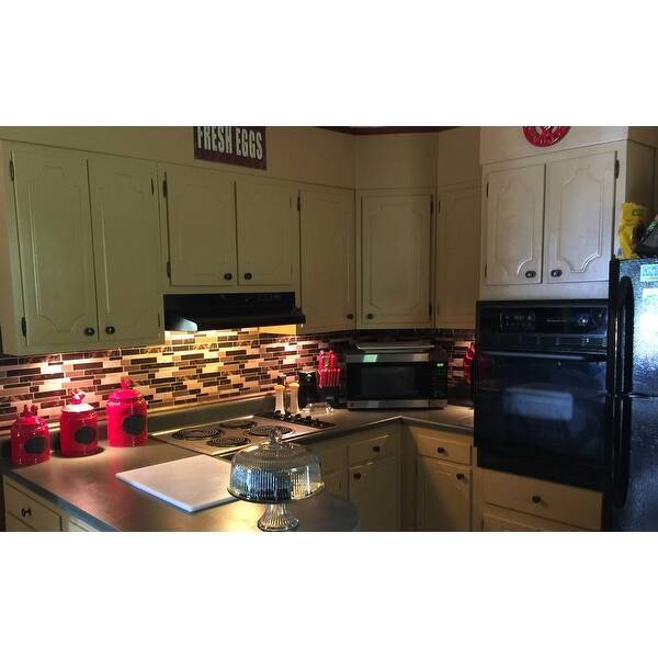 Shop Art3d 12 12 Vinyl Peel And Stick Backsplash Tile 10 Pack