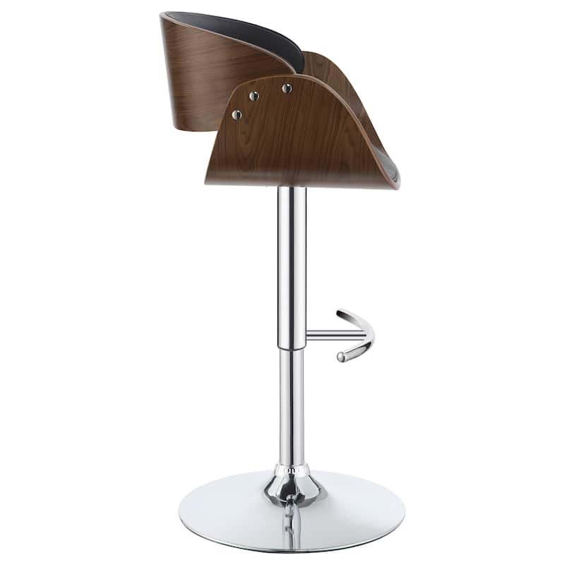 Dana Adjustable Height Curved Seat Bar Stool