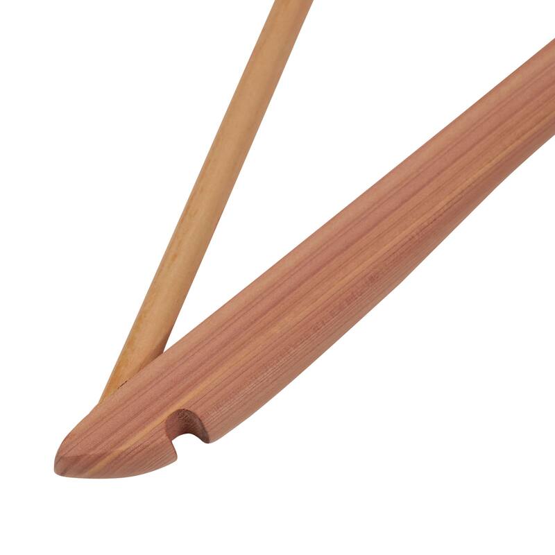 Household Essentials Cedar Garment Thin Hanger, Pack of 12