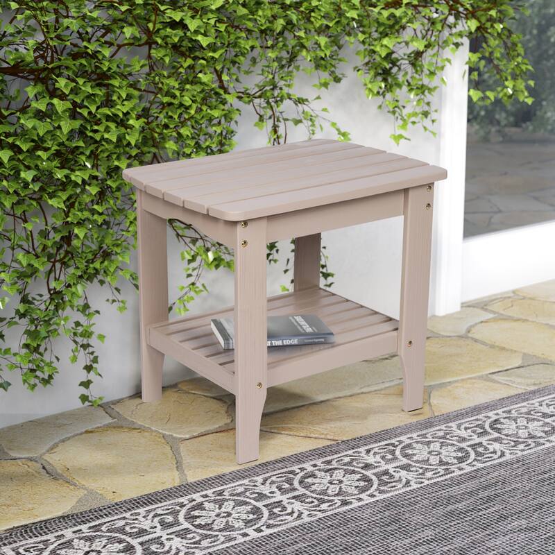 Laguna 24" Weather Resistant Wood Rectangular Table