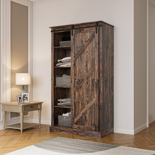Sliding shop pantry cupboard