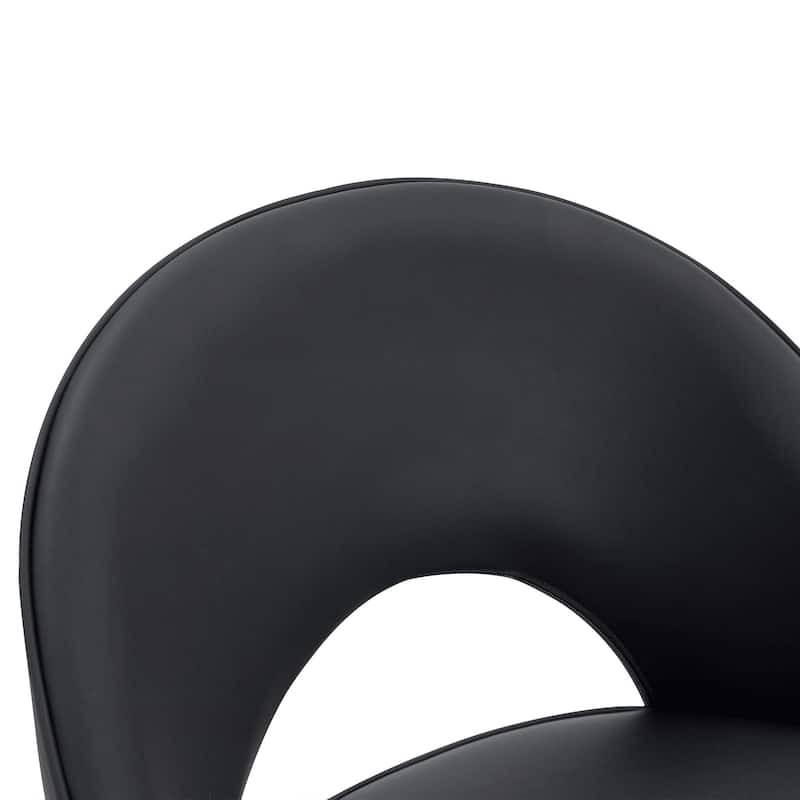 360°Rotatable Upholstered Bar Chair Side Chair Set Of 2
