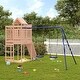 preview thumbnail 10 of 14, vidaXL Swing Set Outdoor Backyard Wooden Playground Equipment for Kids Age 3-8 142.1" x 111" x 93.7" Douglas