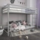 preview thumbnail 1 of 18, Avenue Greene Macie Twin Metal Junior Loft Bed